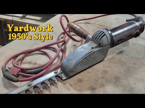 1950's Sunbeam Hedge Trimmers - Bringing an Oldie Back to Life