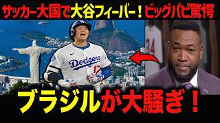 【大谷翔平】サッカー大国で大谷人気急増！デビッドオルティス驚愕　【海外の反応／MLB／野球】