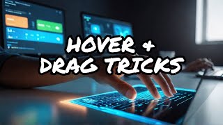 🎨🖱️✨🧩💻Interactive Web Design: Hover & Drag Magic!