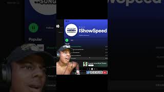 ishowspeed's spotify hacked by an indian messi admirer! 😭😭😭 #shorts #ishowspeed #spotify #hacked