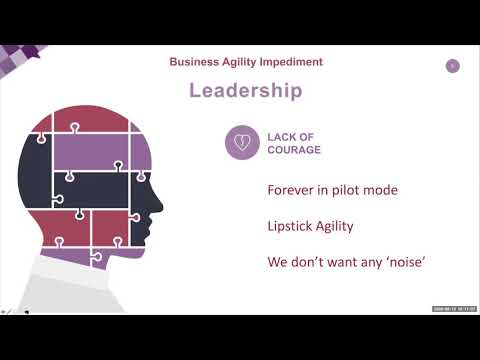 Impediments to adopting Business Agility