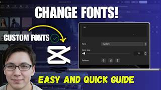 How to Add Custom Fonts in CapCut PC (2026) | (Step by Step)