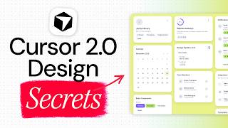 How to Build ACTUALLY Beautiful Apps in 3 Prompts Using Cursor 2.0