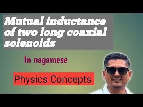 Mutual inductance of two long coaxial solenoids 