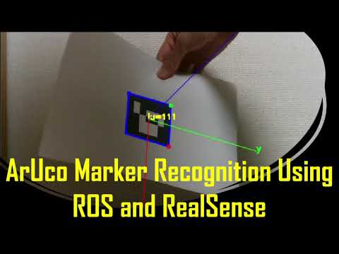 ArUco marker recognition using ROS and RealSense