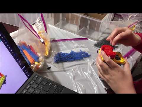 Two motors Battle Bot cars, TT motor and Lego Block motor, Arcade