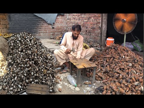 Incredible! Armatures And Mini Copper Core Recycling Process || How to Copper Extract from Armature.