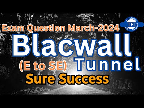 Blackwall Tunnel E-SE : TFL Topography. March 2024