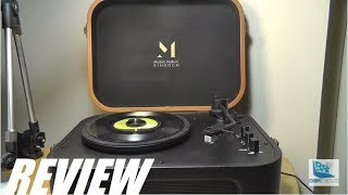 REVIEW: MPK TT270 Portable Record Player (Suitcase Design, Bluetooth Speaker)