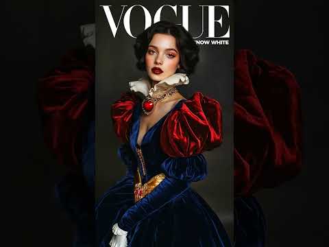 Disney Princesses as VOGUE Cover Models 👸🔥 #aiart #aifusion #vogue #disney