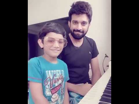 Finger drill with Dad #pianists #fatherandson