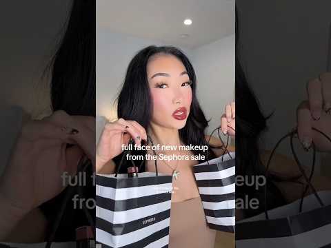 full face of $300 new makeup from Sephora #makeuptips #makeup #makeuptutorial #makeupartist #fypシ゚