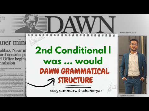 Use of 2nd Conditional in Newspaper | Oxford English Grammar Course | Dawn Sentence Structure