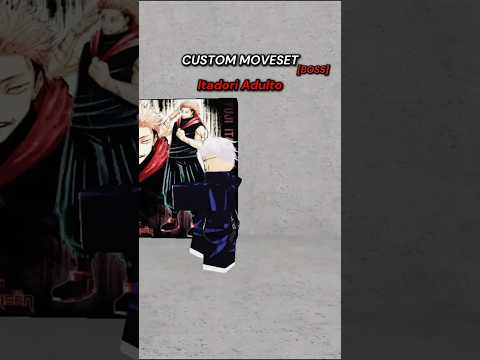 Itadori Adulto   Custom Moveset #roblox #jjs #skillbuilding #jujutsukaisen #itadori #shorts