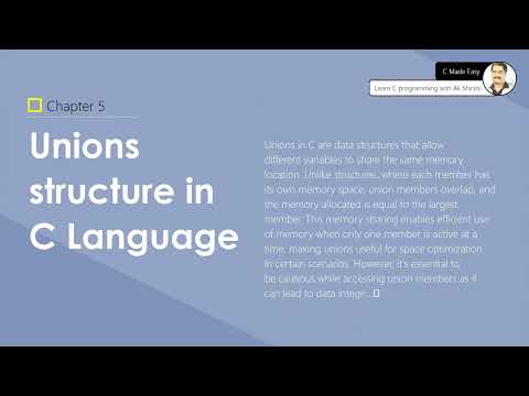 Introduction to Unions in C Language