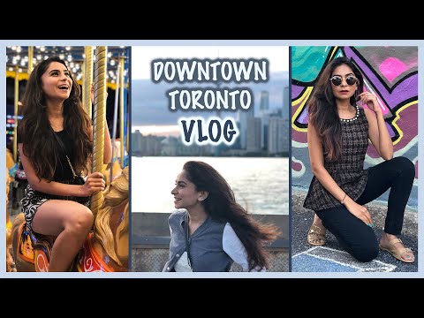 Downtown Toronto Vlog 2019 | CN Tower, Ripley's Aquarium, Kensington Market, CNE | Kreena Desai