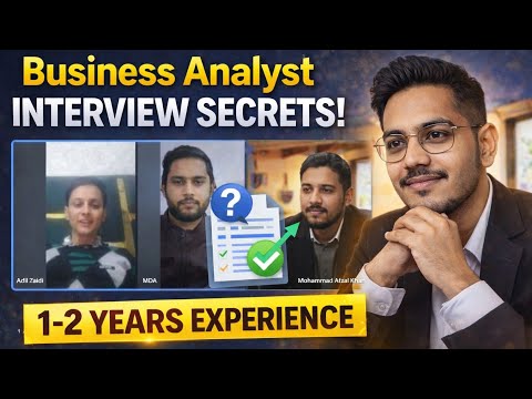 Business Analyst Interview Questions & Tips: Insights from a 6-Month to 1-Year Experience Candidate!