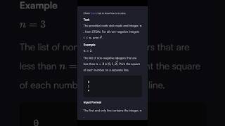 Hackerrank Problem-4(Loops) #shorts #shortsfeed #ytshorts #ytviral #CodeWithYash