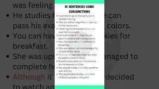"10 Examples of Conjunctions in Sentences: Improve Your Grammar Skills"