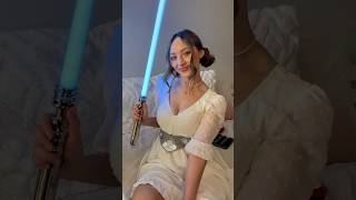 unboxing leia’s lightsaber from ally sabers! | star wars • princess leia organa