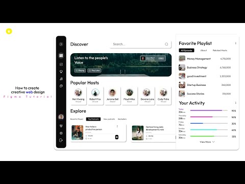 How To Create a Creative Web Design In Figma || Figma tutorial for beginner.