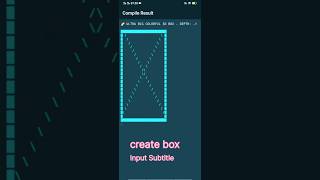 “🔥 Colorful 3D Box Animation in C | Amazing Terminal 3D Effect | CxxDroid Coding Project”
