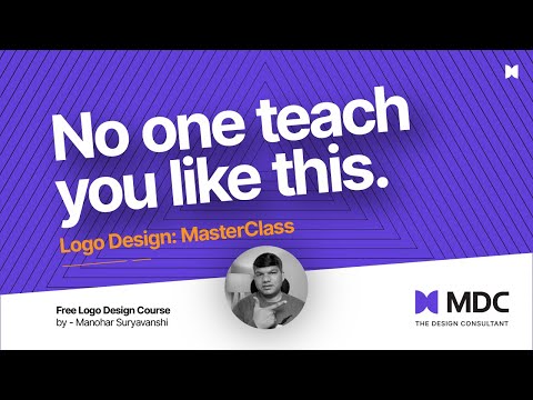 From ideation to final design | Logo Design MaterClass | Manohar Design Co