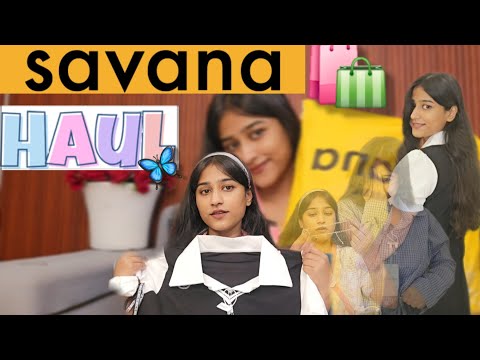 *HUGE* Savana haul Trendy Dresses, jeans headband, bracelet 🌸#shorts #shopping 