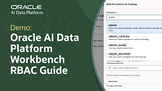 How to Create and Assign Roles in Oracle AI Data Platform Workbench