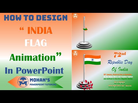 How to Design Indian Flag in PowerPoint || Happy Republic Day 2021|| Republic Day Wishes 2021