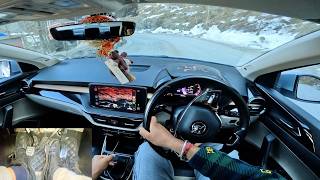 POV Drive of Skoda Slavia 1.5TSI MT. Car Modification culture in India. Heavy fines. Do's and Don'ts