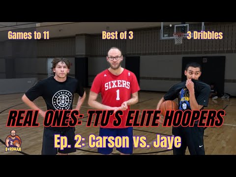 BERDMAN REAL ONES Ep. 1: Jaye vs. Carson | 3 Games of ELITE Hoops | Commentary from Mike aka BERDMAN