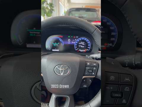 Interior 2023 Toyota CROWN Platinum! Fully Loaded! #toyota #car #platinum #shorts #reels