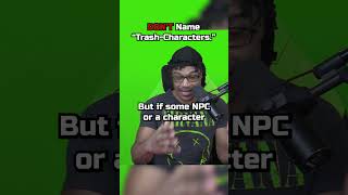 If you Wouldn't Name TRASH, Why Name "Trash-Characters?" | Nightmare Glitch Behind the Pen