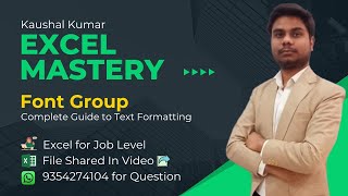 Excel Font Group: Complete Guide to Text Formatting