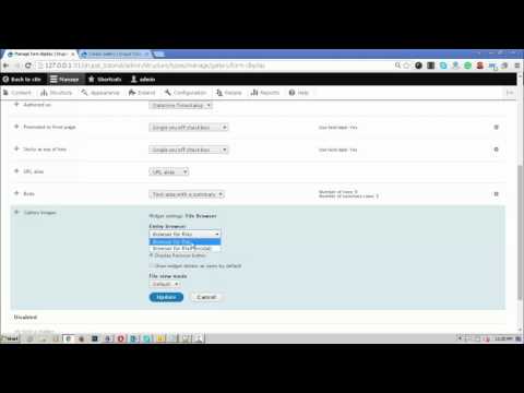 Drupal 8 Media Entity File Browser Widget