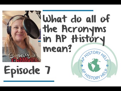 Episode 7 All Those Acronyms! What Do They Mean?