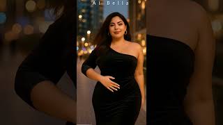 black outfit😲#aibella #princess #prettywoman #plussize#royalbeauty #shorts #ytshorts #dubaifashion