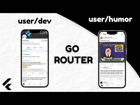 Flutter Navigator 2.0 Tutorial for Beginners - Go Router