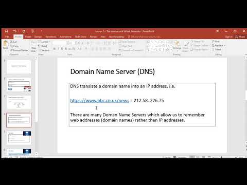 Lesson 5   The Internet and Virtual Networks