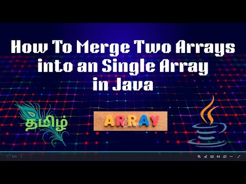 Merge Two Arrays Into Single Array In Java | ‪Java Interview Questions |@codeandinnovate #Java