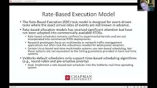 Design and Implementation of a Real-Time Rate-Based Task Scheduler for Real-Time Operating Systems