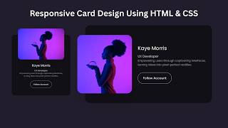 How to Create Responsive Cards in HTML & CSS 🚀 | Flexbox + Media Queries Guide