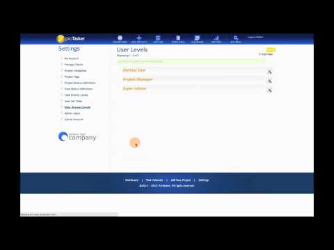 Managing User Access Levels through ProTasker Project Management Software