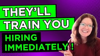 HIRING IMMEDIATELY ! Work From Home Jobs With Training (Includes A CHAT Job!)