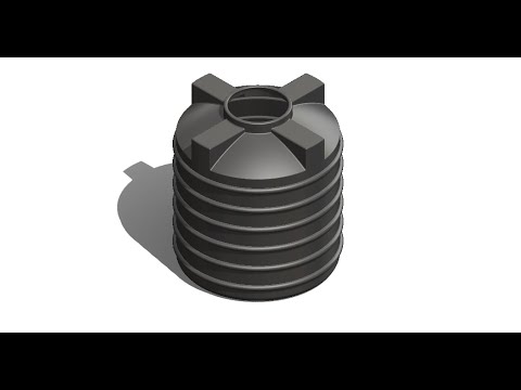 SolidWorks Tutorial | Part Modelling | Water Storage Tank