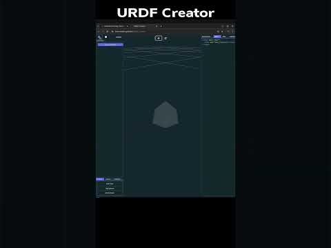 Create your robot URDF with a user interface?  #Robotics #ROS2 #URDF