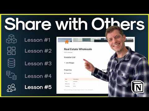 Simple NOTION Beginners Guide for REAL ESTATE WHOLESALERS (pt 5)