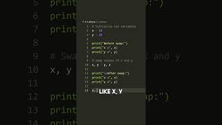How to swap variables in Python