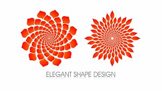 Elegant Shape Design Tutorial | Easy Graphic Tips for Learn